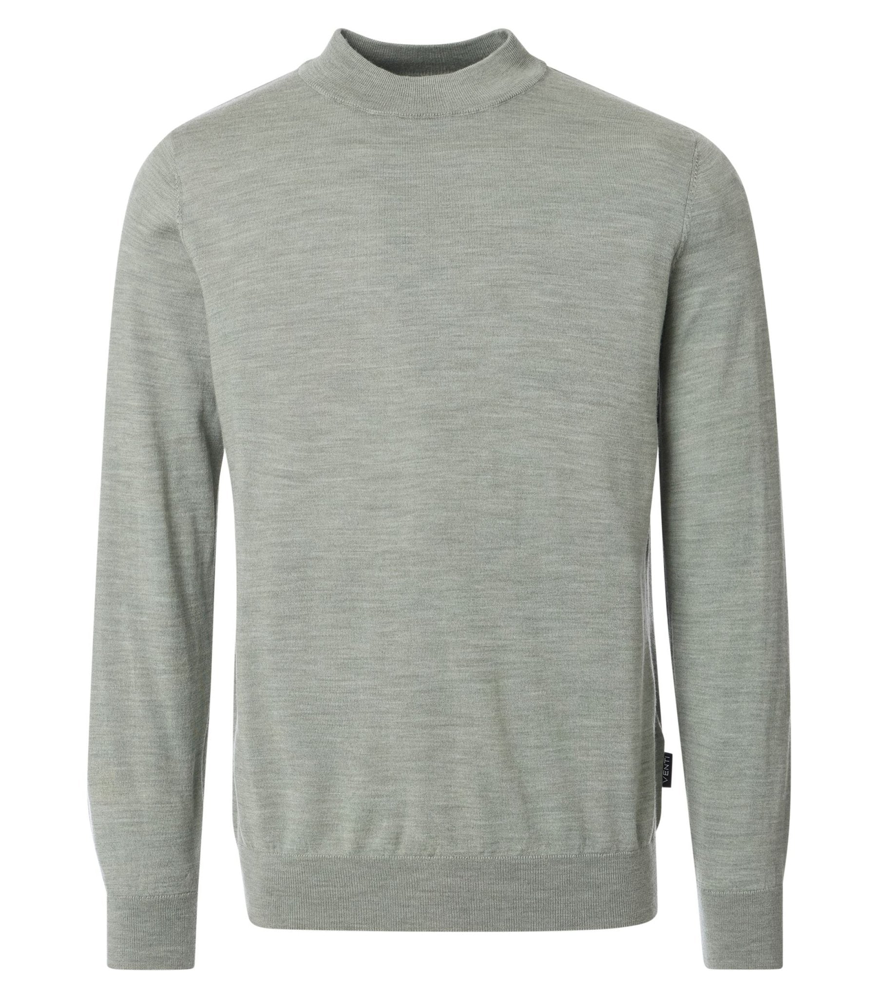 Merinotrui Mock Neck Groen - Castelijn mode