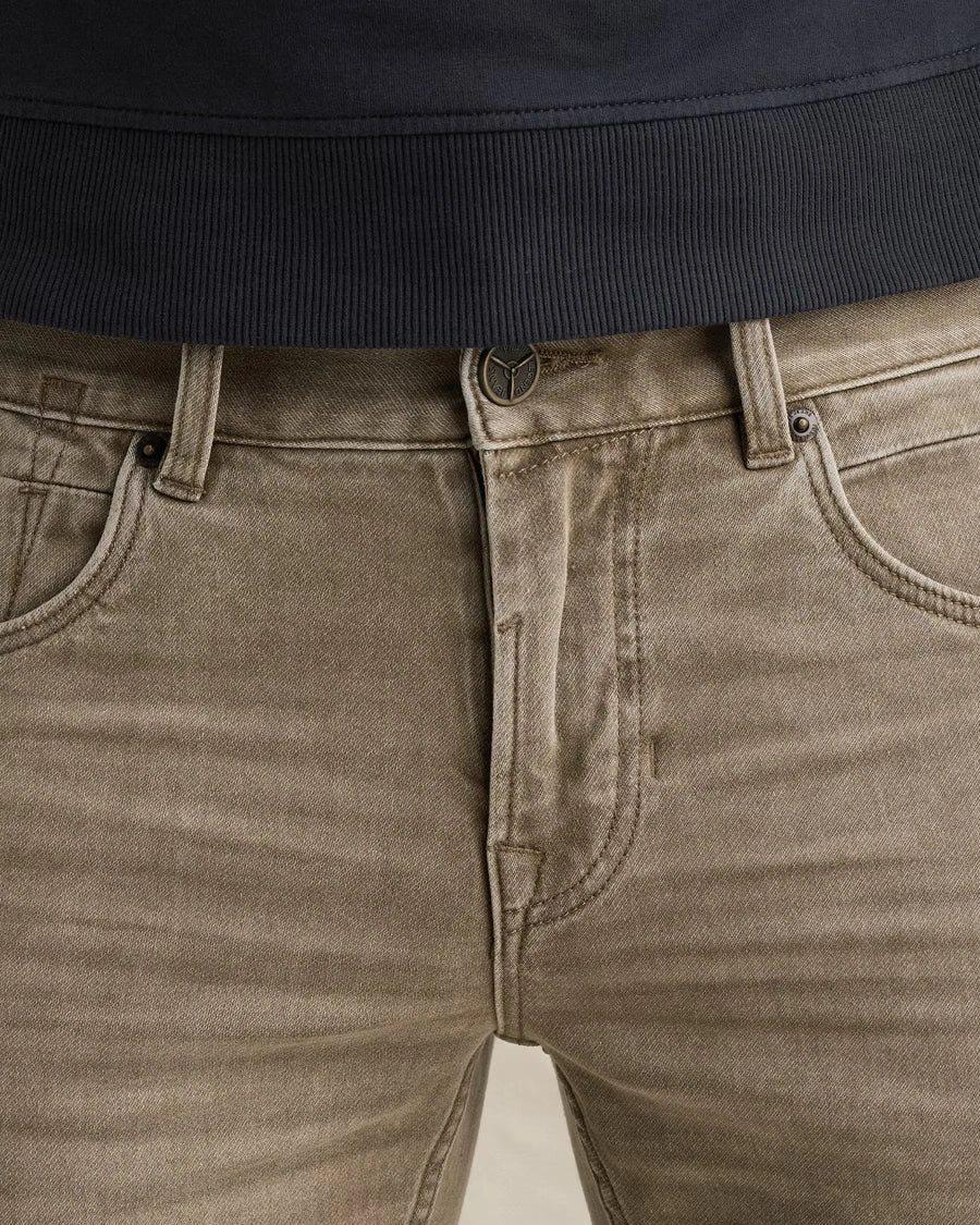 Nightflight Broek Washed Taupe - Castelijn mode