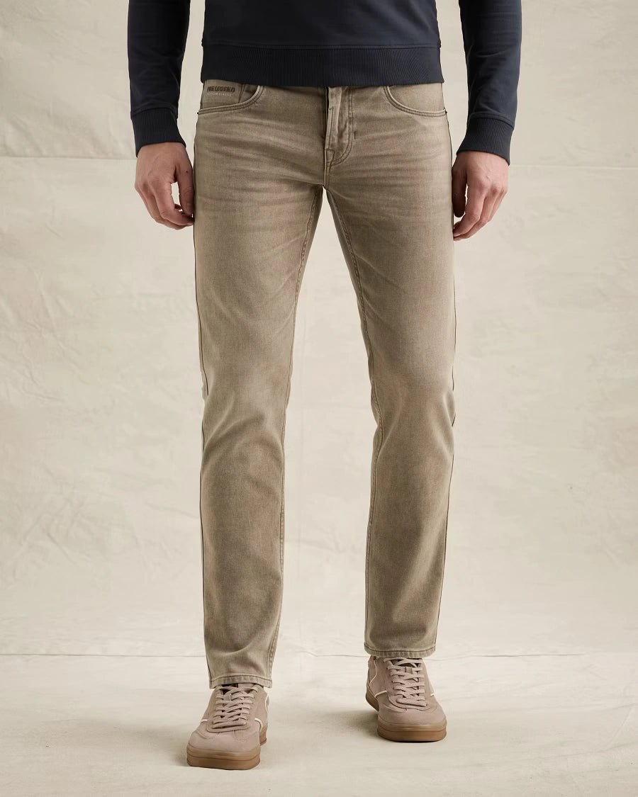 Nightflight Broek Washed Taupe - Castelijn mode