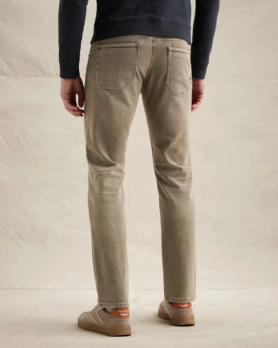 Nightflight Broek Washed Taupe - Castelijn mode