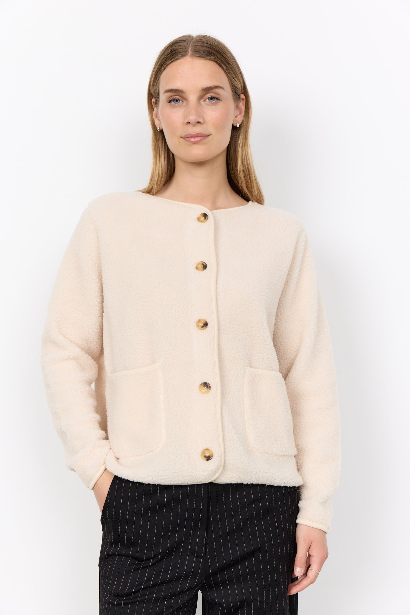 Onyx Teddy Vest Créme - Castelijn mode