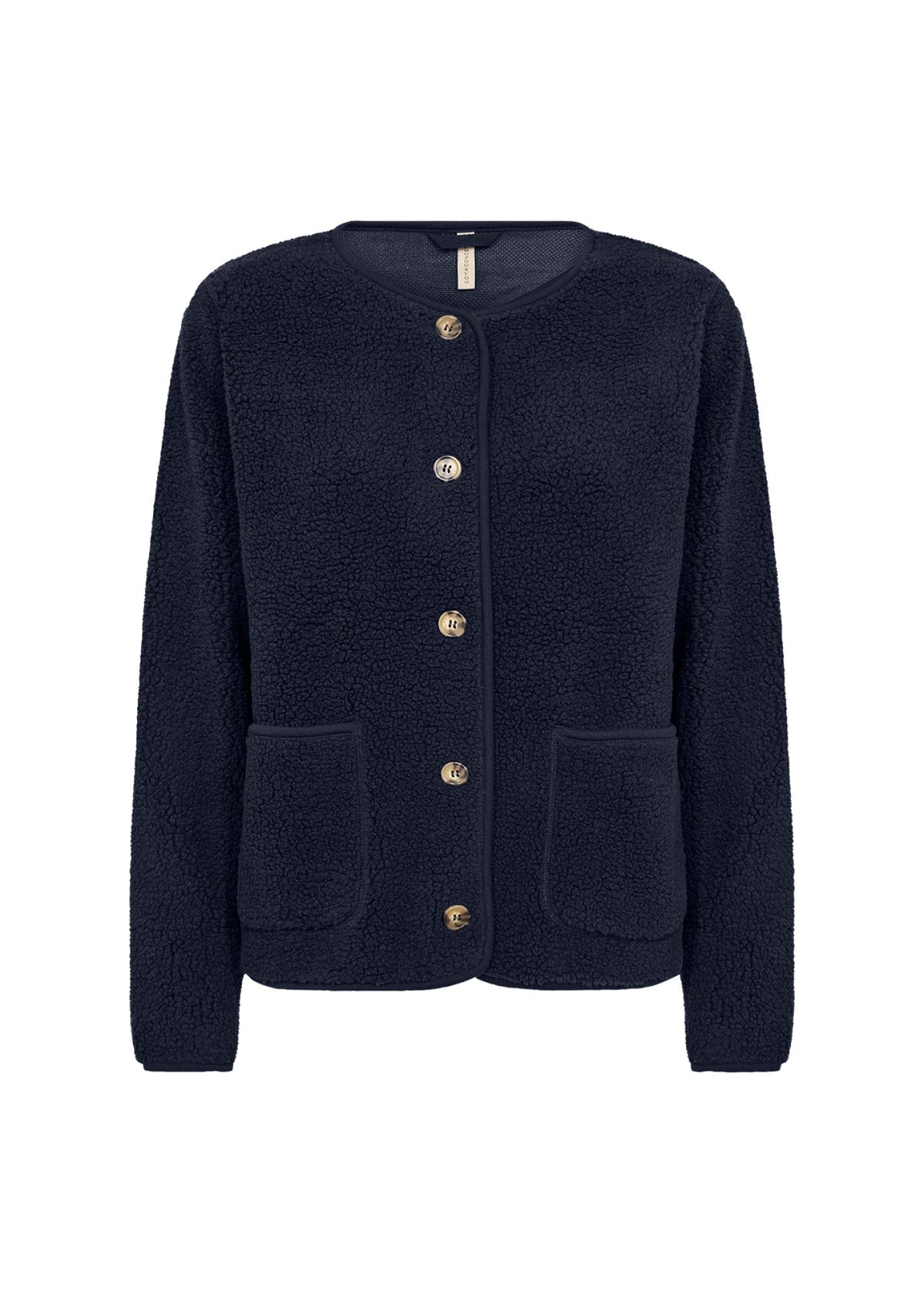 Onyx Teddy Vest Donkerblauw - Castelijn mode