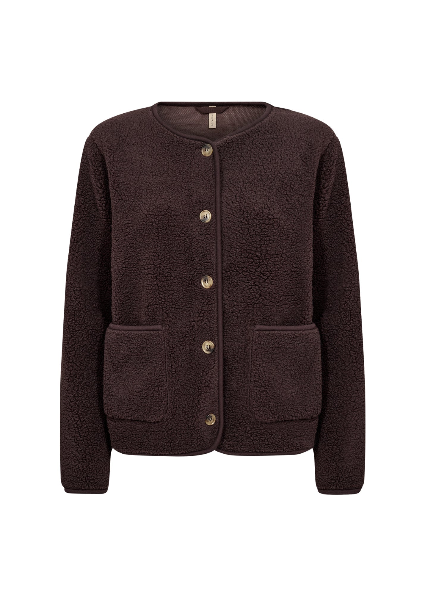 Onyx Teddy Vest Donkerbruin - Castelijn mode