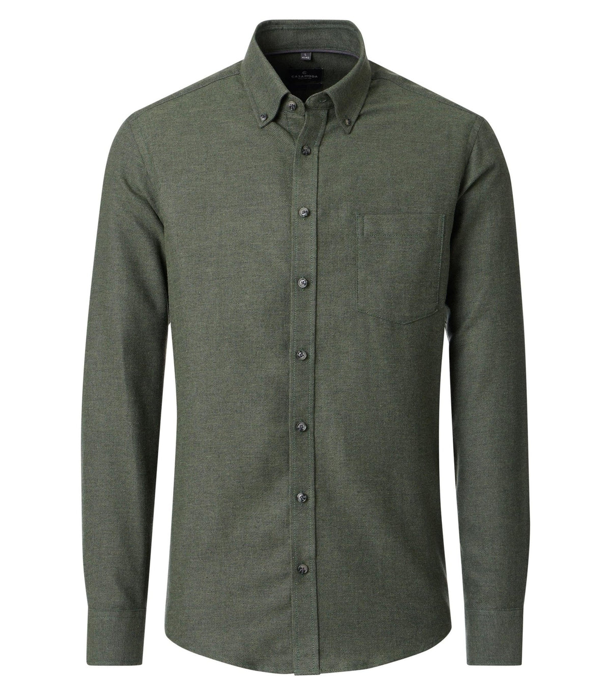Overhemd Button Down Olijfgroen - Castelijn mode