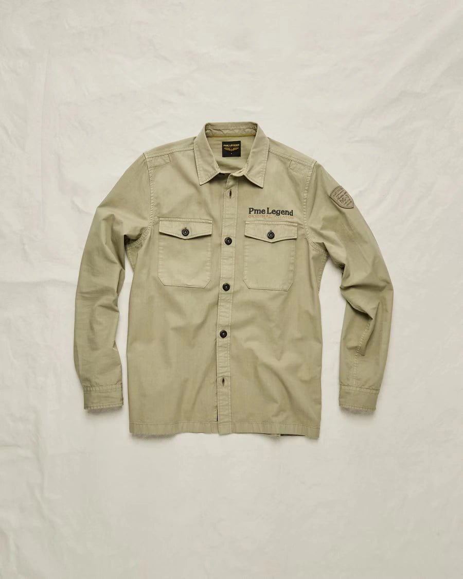 Overshirt Cargo Goods Khaki - Castelijn mode