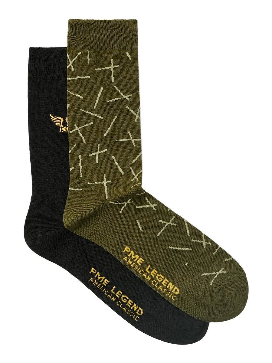 PAC2508920 6416 olive night twopack one size - Castelijn mode