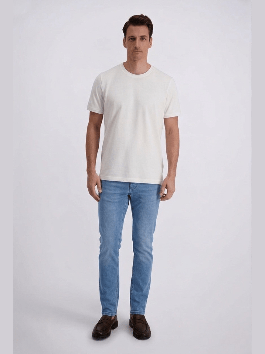 PC - Lyon Jeans 5 - Pocket Blauw - Castelijn mode