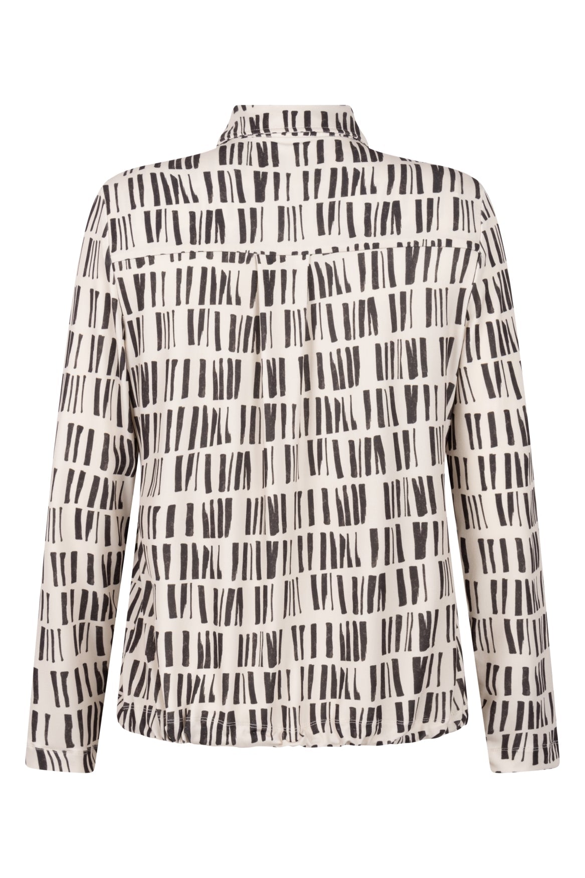 Pia Blouse Print Ecru Bruin - Castelijn mode