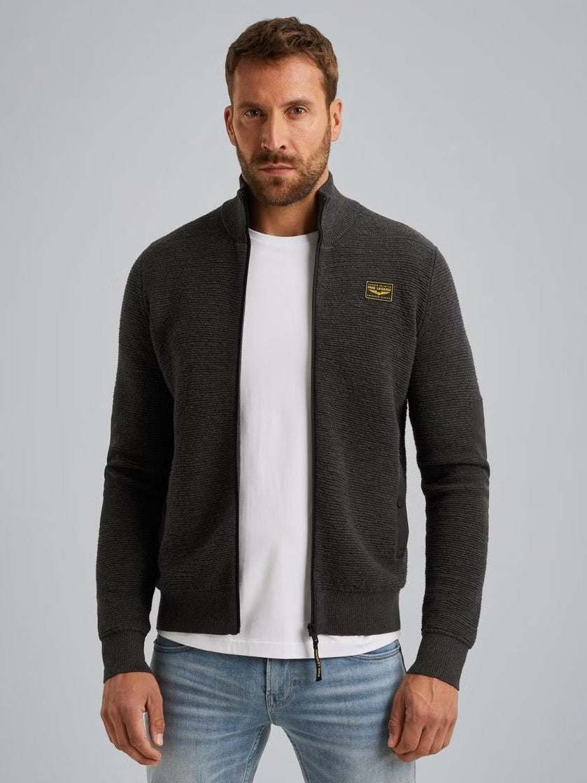 PKC2510322 - 971 VEST MET ELLEBOOGPATCHES - Castelijn mode