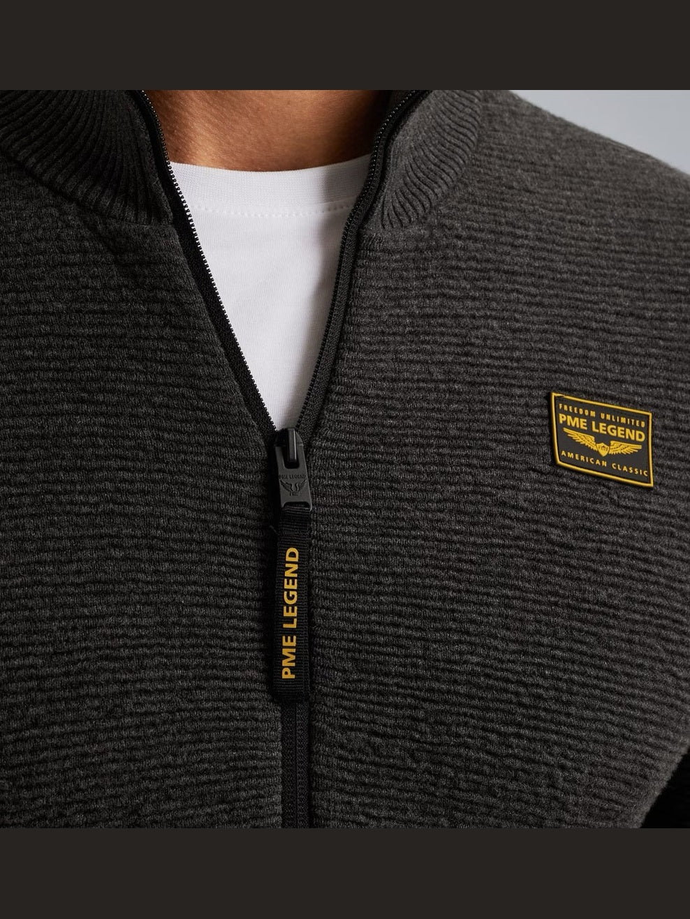 PKC2510322 - 971 VEST MET ELLEBOOGPATCHES - Castelijn mode