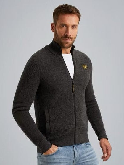 PKC2510322 - 971 VEST MET ELLEBOOGPATCHES - Castelijn mode