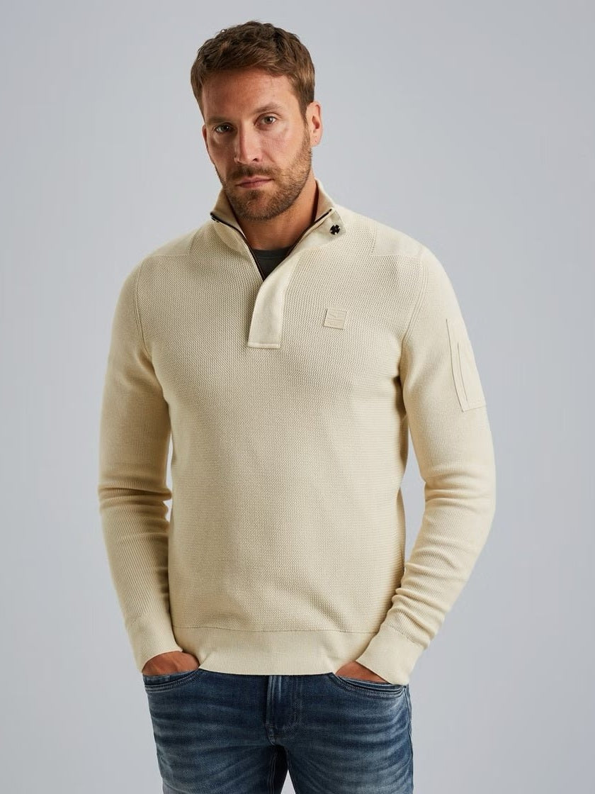 PKW2509322 - 7013 Trui met halve rits - Castelijn mode