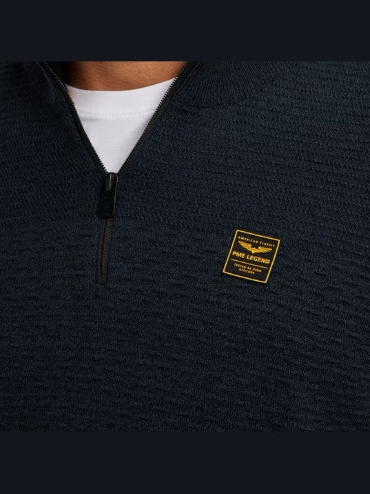 PKW2510301 - 5281 trui met halve rits - Castelijn mode