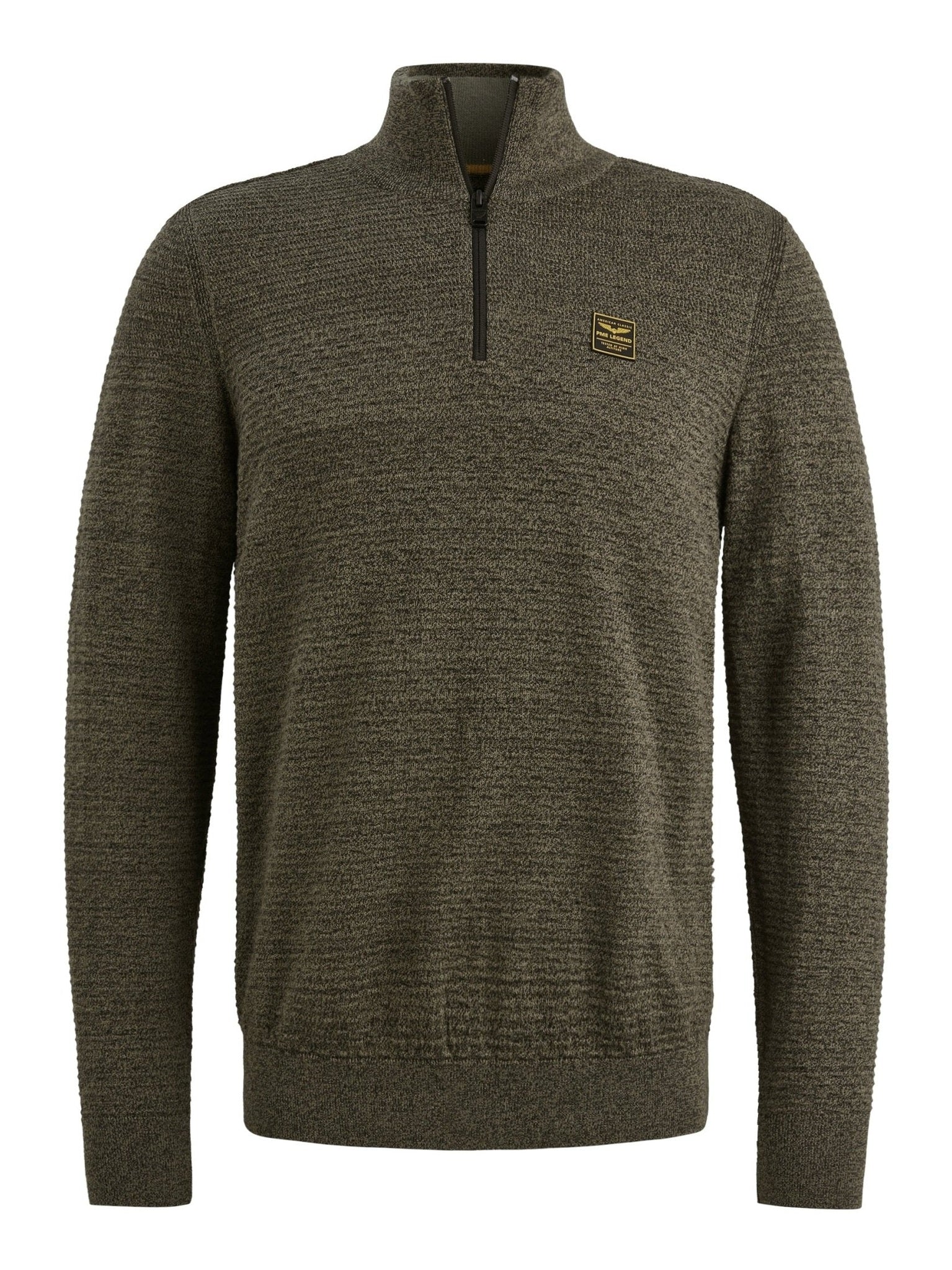 PKW2510301 - 6389 Trui met halve rits - Castelijn mode