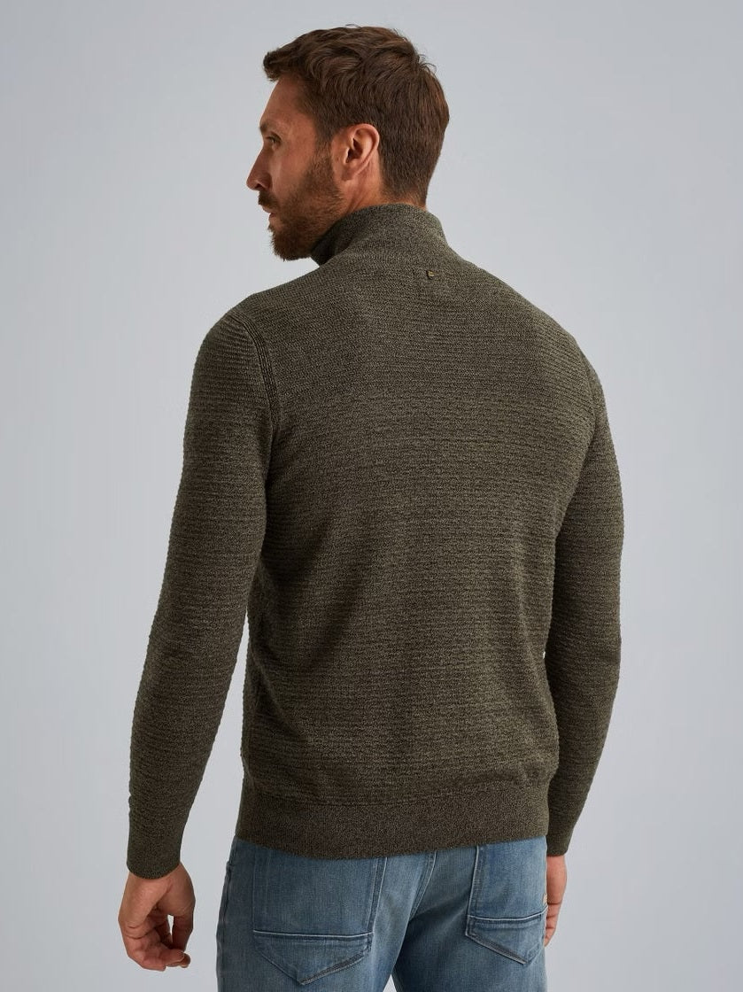 PKW2510301 - 6389 Trui met halve rits - Castelijn mode