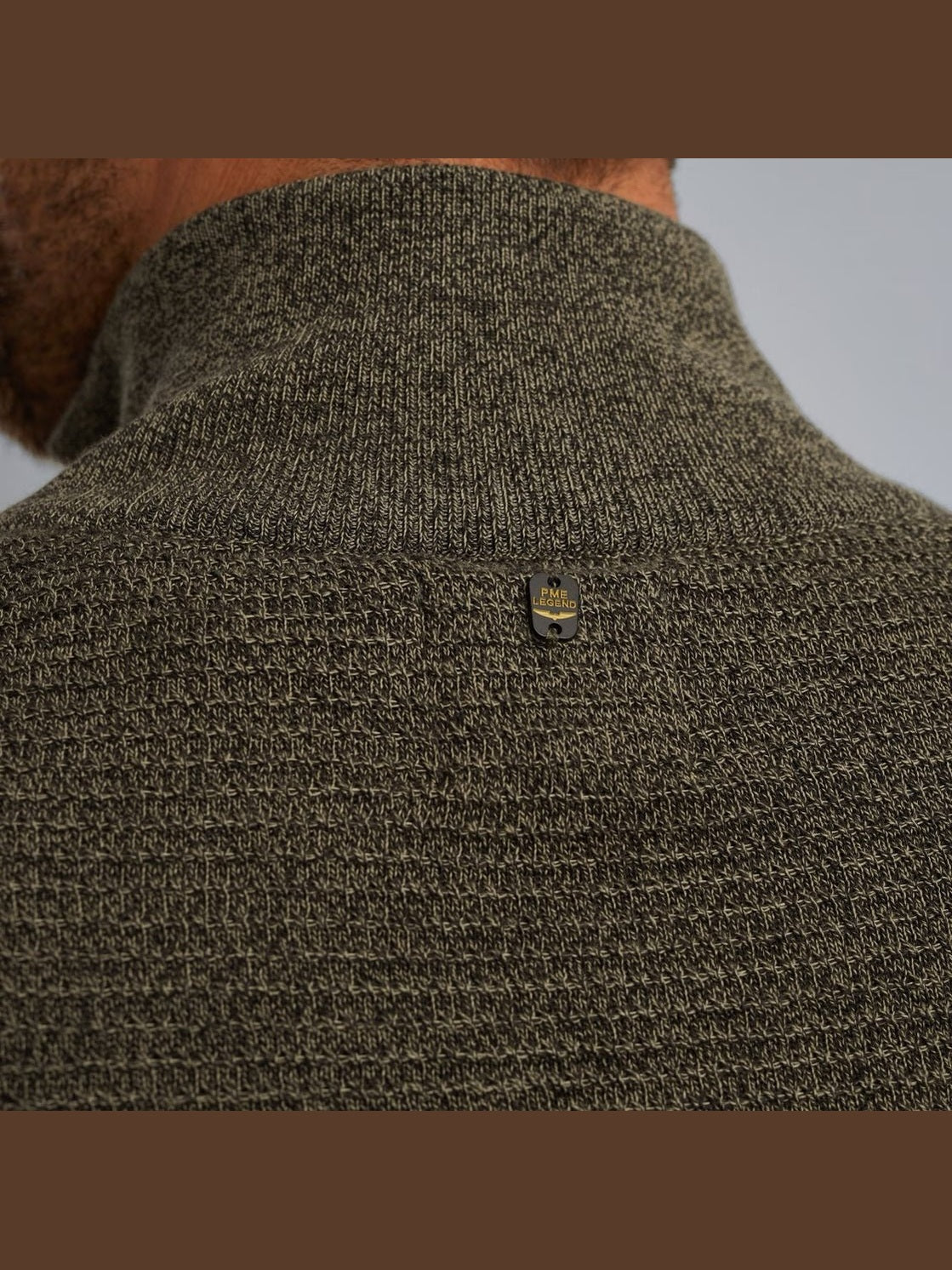 PKW2510301 - 6389 Trui met halve rits - Castelijn mode