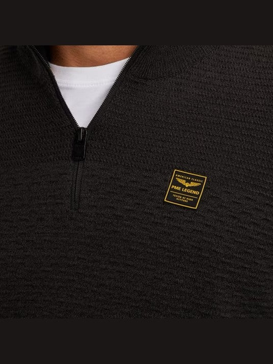 PKW2510301 - 999 trui met halve rits - Castelijn mode