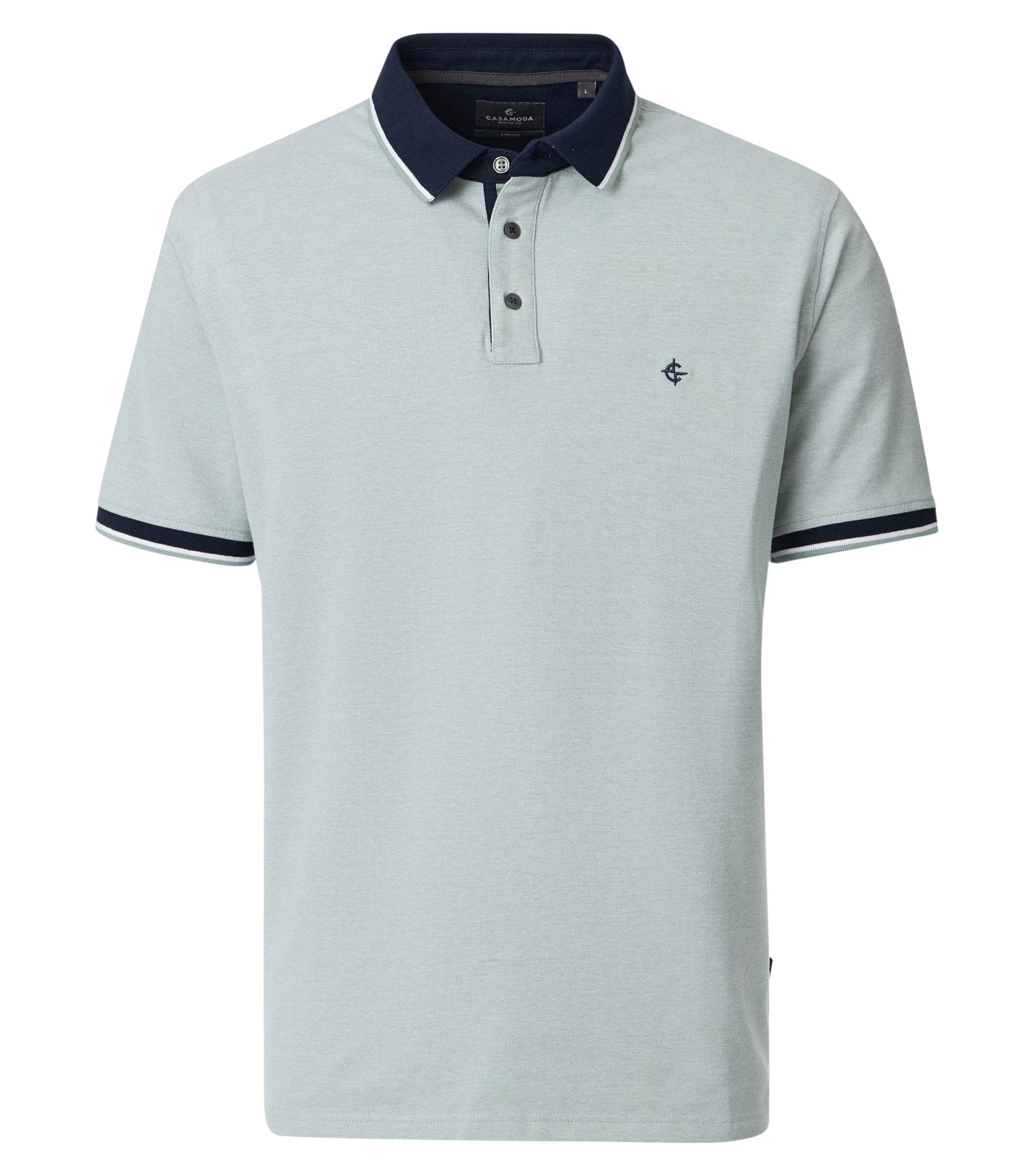 Polo Korte Mouw Turquoise - Castelijn mode