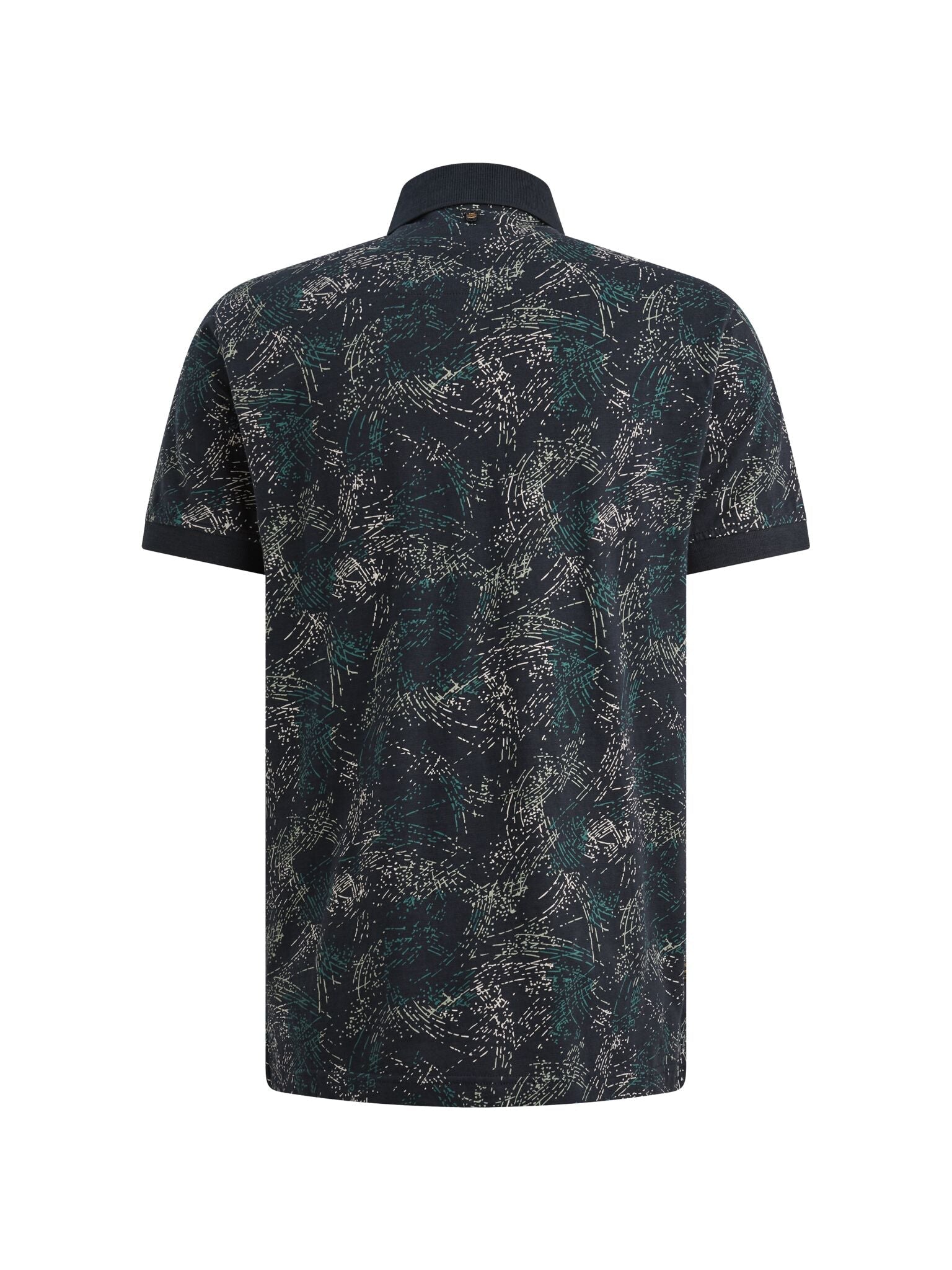 PPSS2604858 - 5282 Polo donkerblauw Print - Castelijn mode