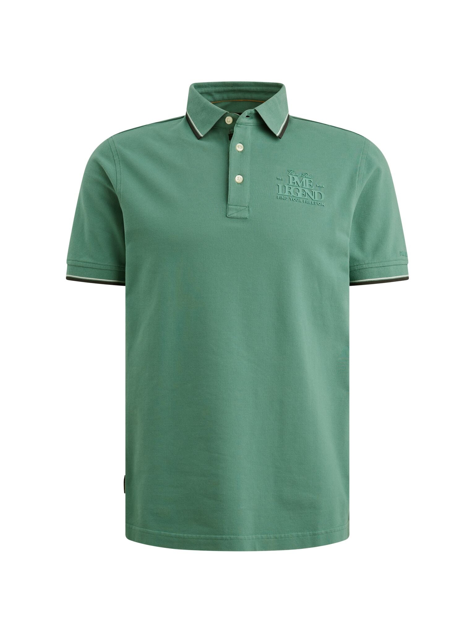 PPSS2604867 - 6123 Polo Deep Sea Groen Artwork - Castelijn mode