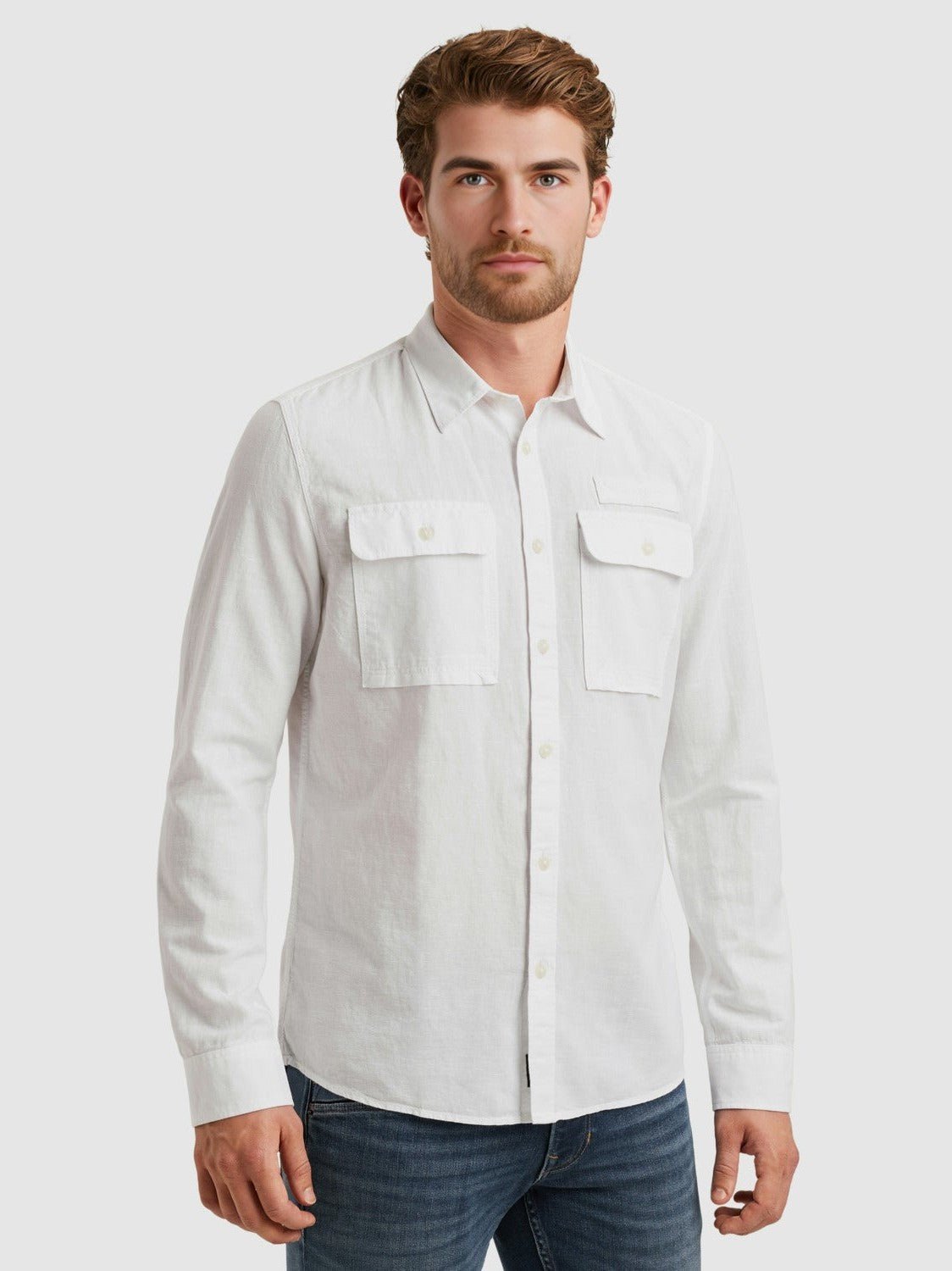 psi2504201 - 7003 Cotton/linen laurence shirt - Castelijn mode