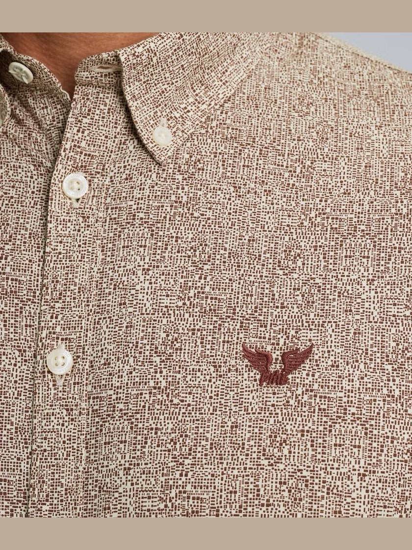 PSI2509238 - 8203 Overhemd met allover print - Castelijn mode