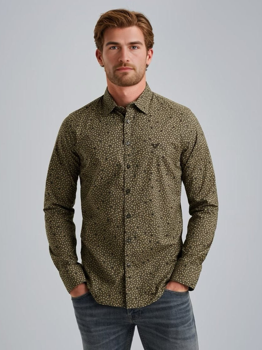 PSI2509240 - 8039 Overhemd met allover print - Castelijn mode