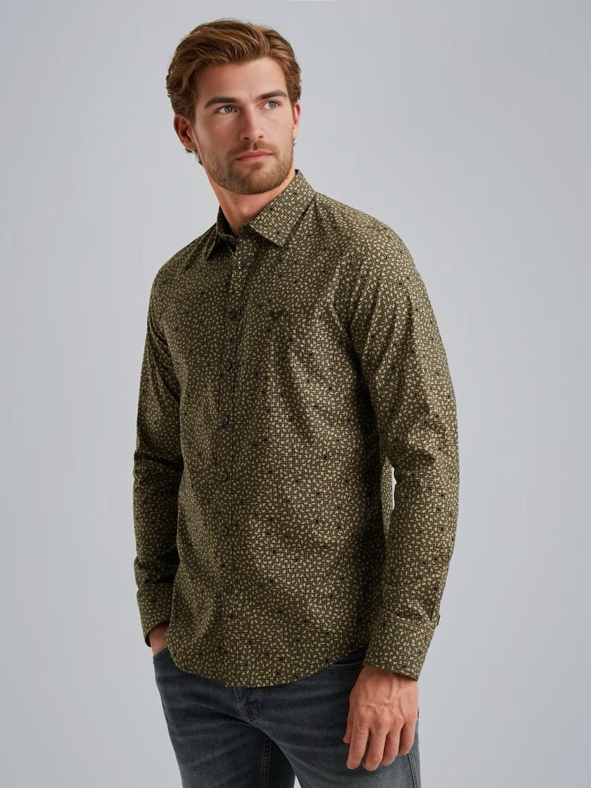 PSI2509240 - 8039 Overhemd met allover print - Castelijn mode