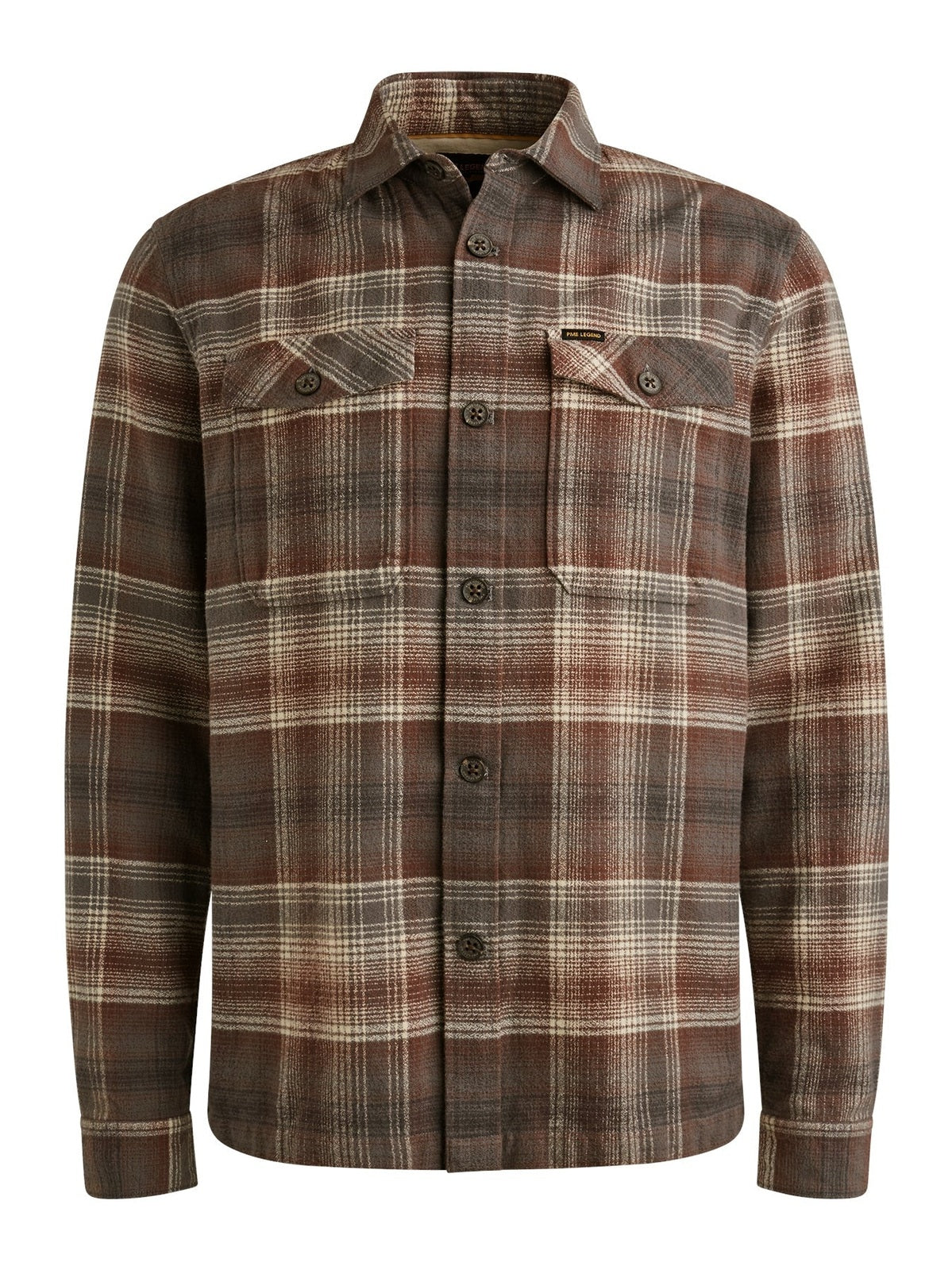 PSI2509244 - 8203 Shirt jacket met ruitpatroon - Castelijn mode