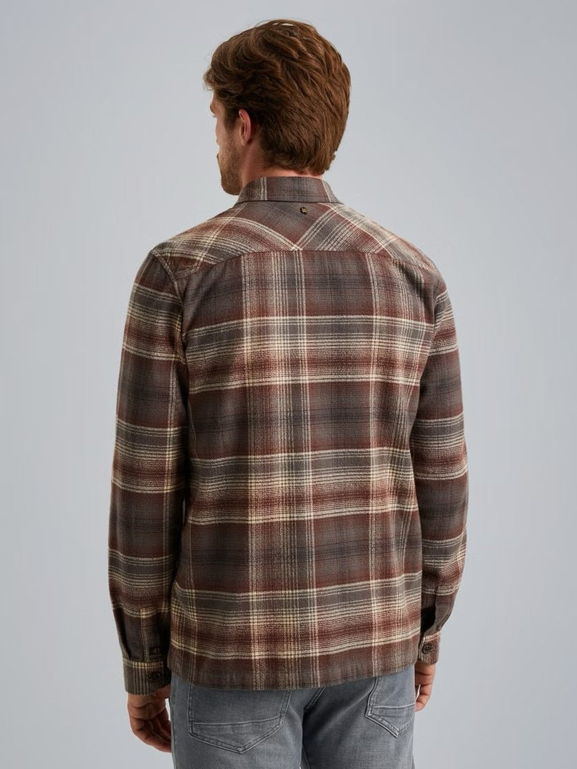 PSI2509244 - 8203 Shirt jacket met ruitpatroon - Castelijn mode