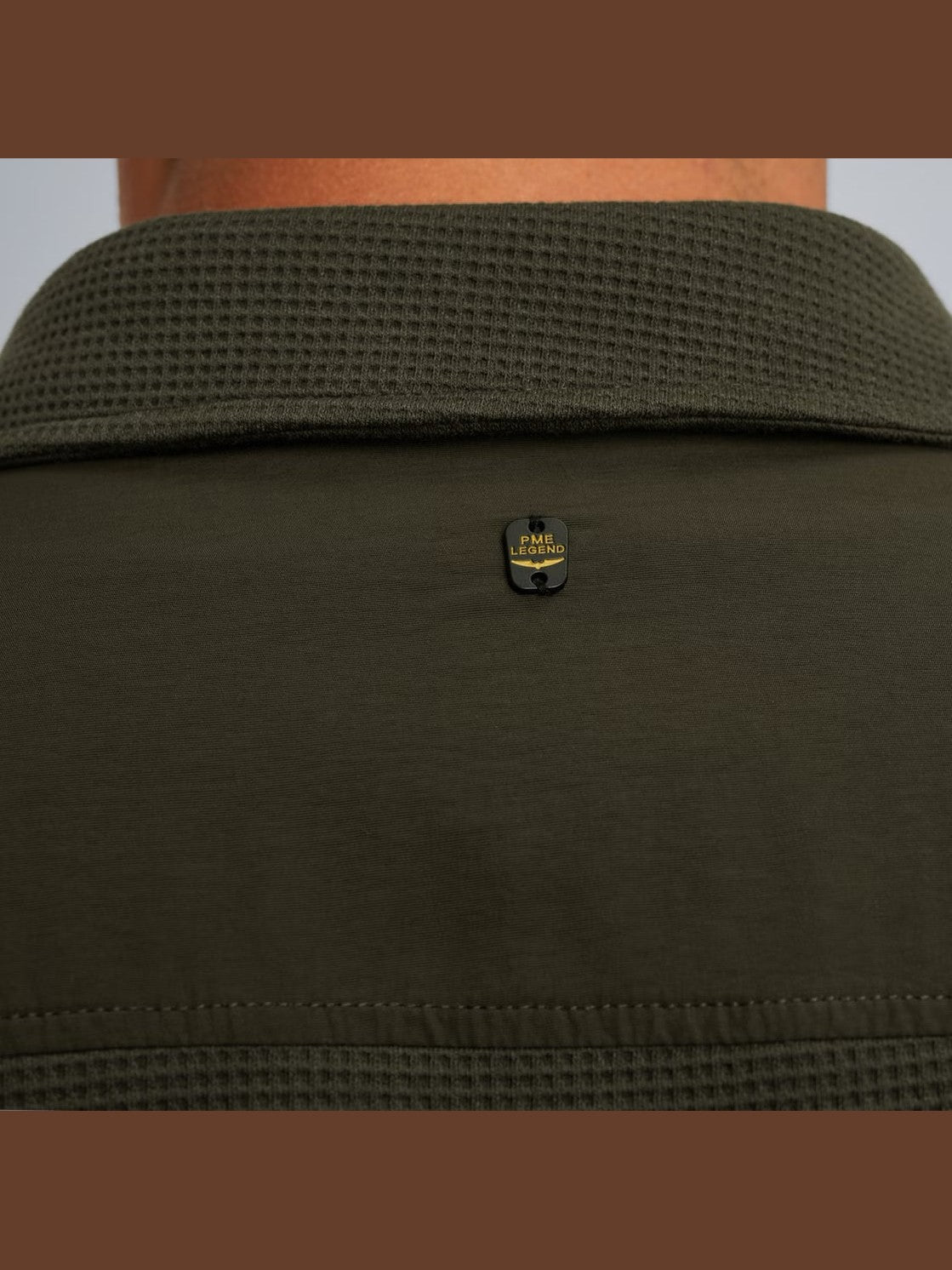 PSI2509248 - 8039 Shirt jacket met wafelstructuur - Castelijn mode