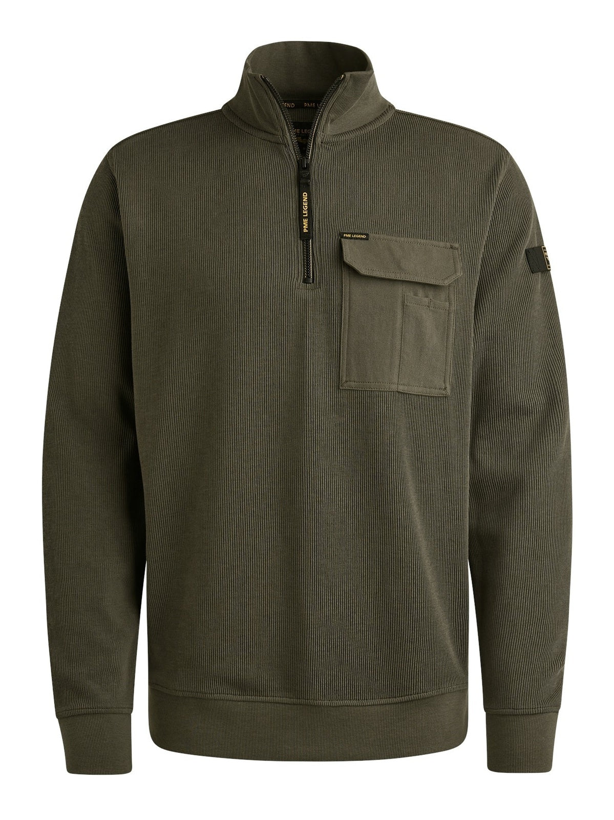 PSW2509457 - 8039 Trui met halve rits - Castelijn mode