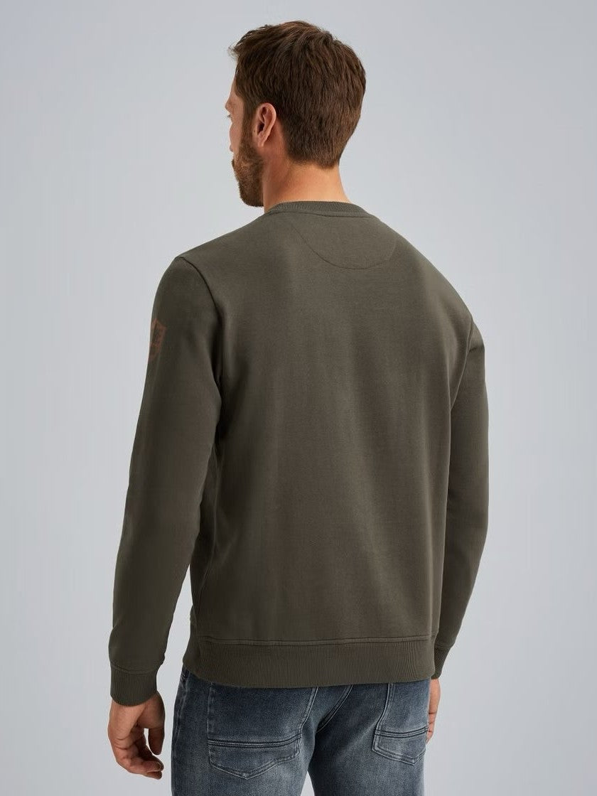 PSW2509460 - 8039 Sweatshirt met groot artwork - Castelijn mode