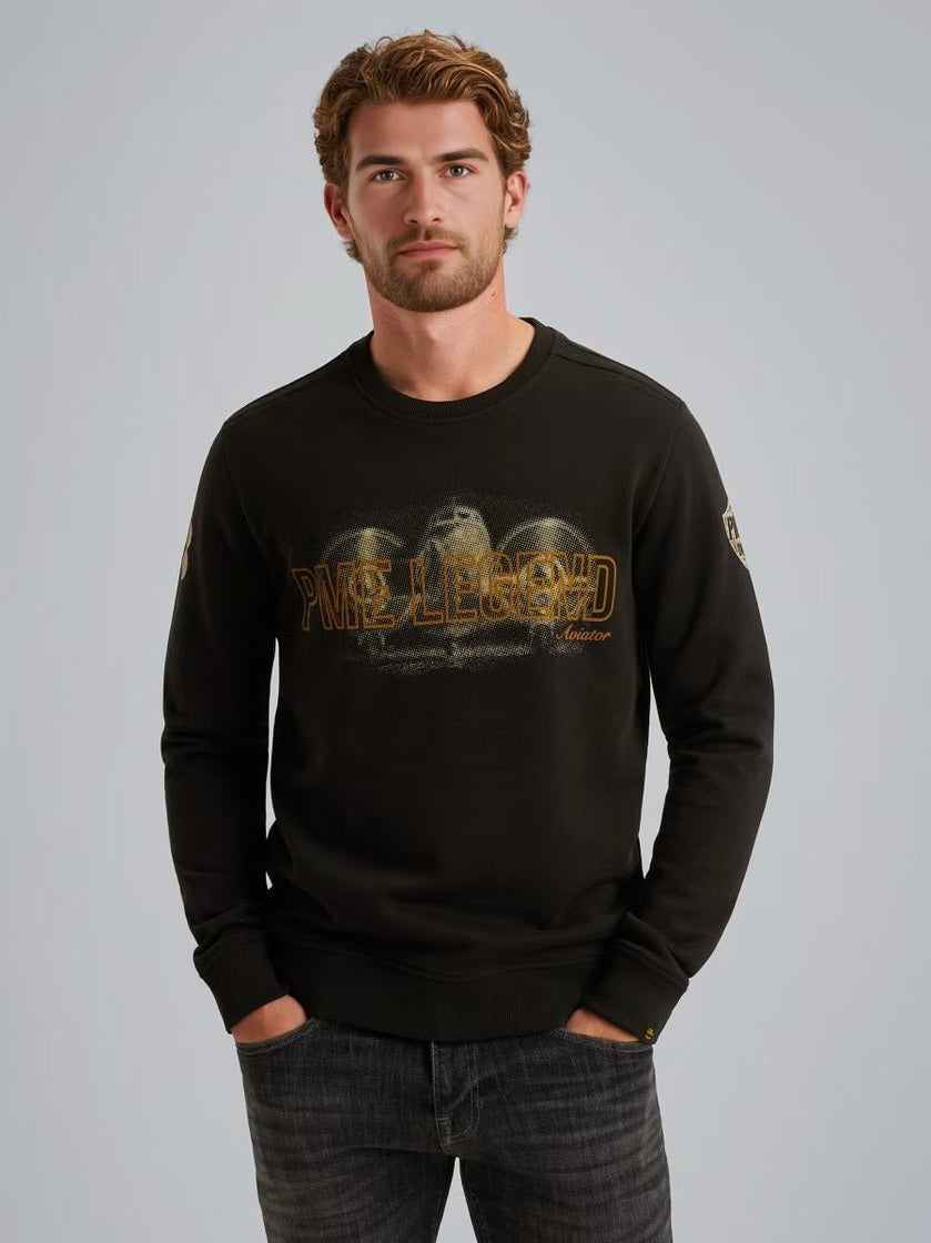 PSW2509460 - 999 Sweatshirt met groot artwork - Castelijn mode