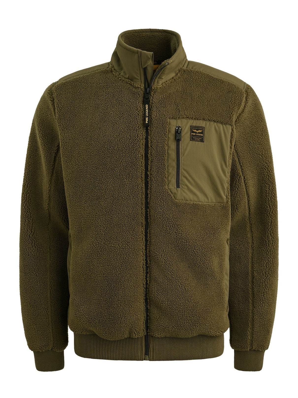 PSW2510478 - 6389 HYBRID JACKET MET RITSSLUITING - Castelijn mode