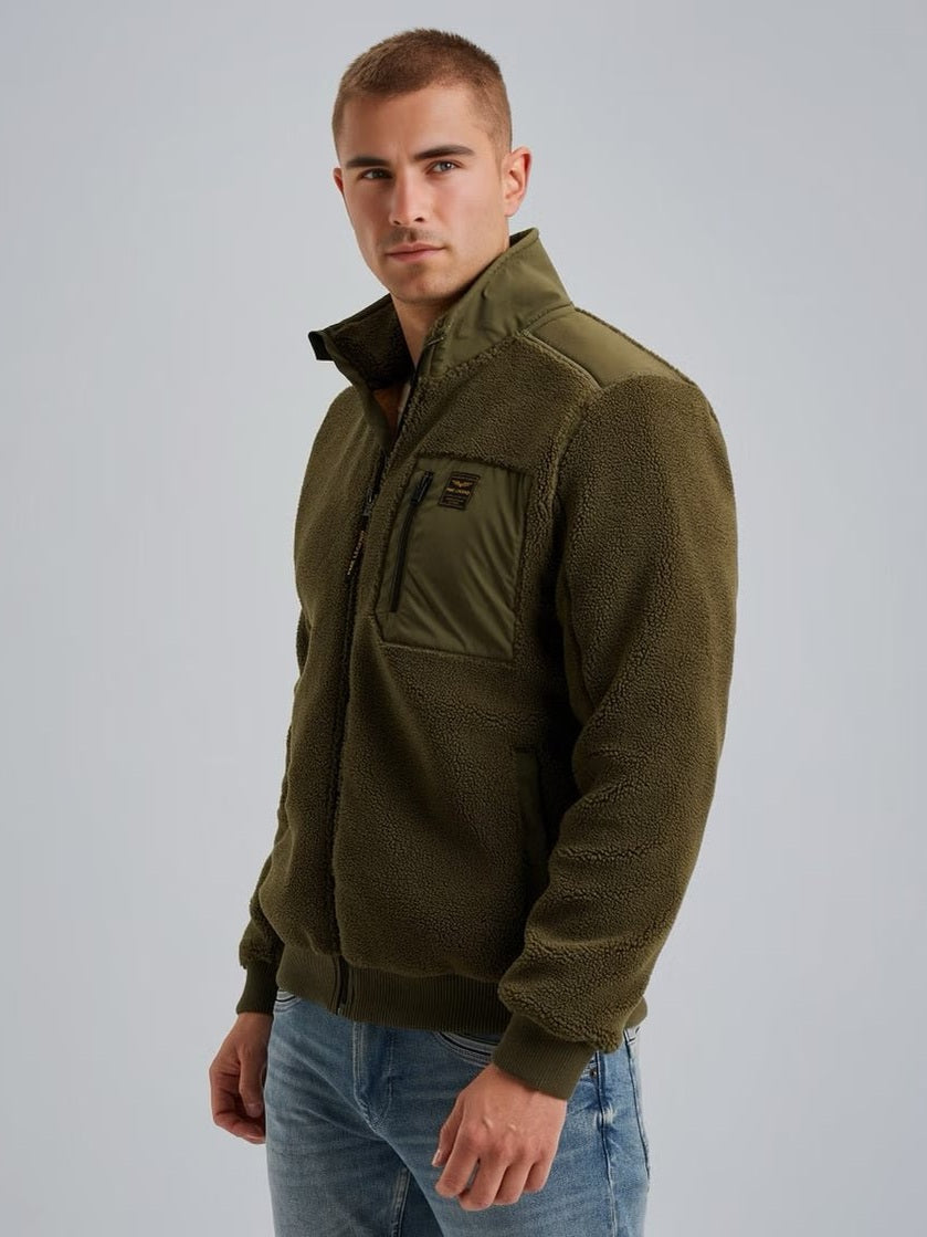 PSW2510478 - 6389 HYBRID JACKET MET RITSSLUITING - Castelijn mode