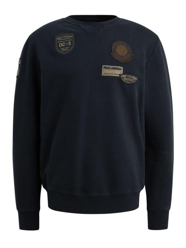 PSW2602480-5281 Trui met badges - Castelijn mode