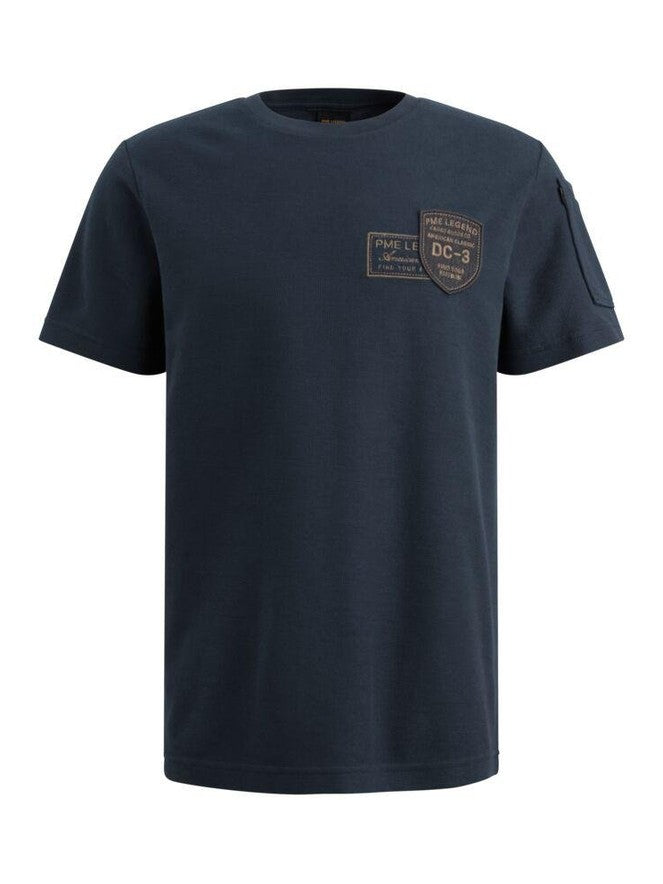 PTSS2602572-5116 T-shirt Donkerblauw - Castelijn mode