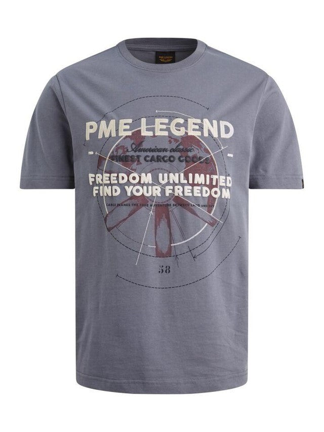 PTSS2602577-5106 T-shirt met logo - Castelijn mode