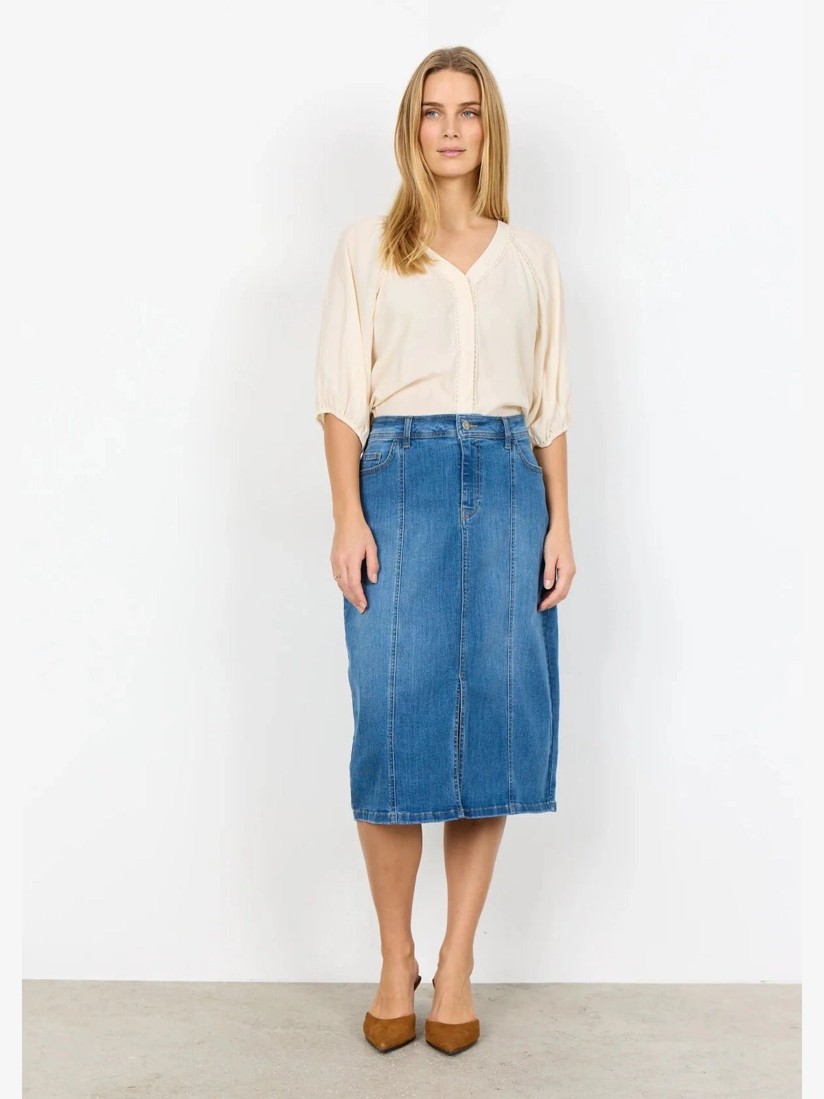 SC - BARBEL 4 Blouse crème - Castelijn mode