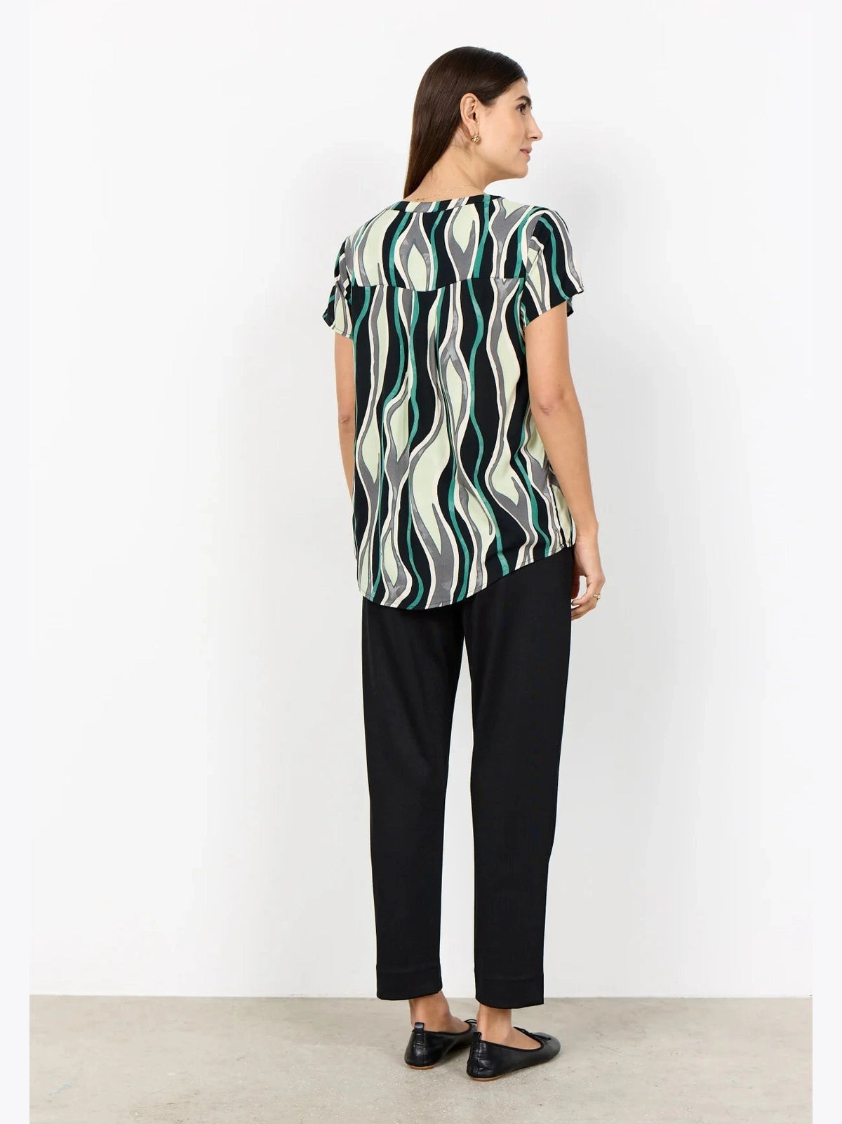 SC - CAMMI 1 Blouse Wave print - Castelijn mode
