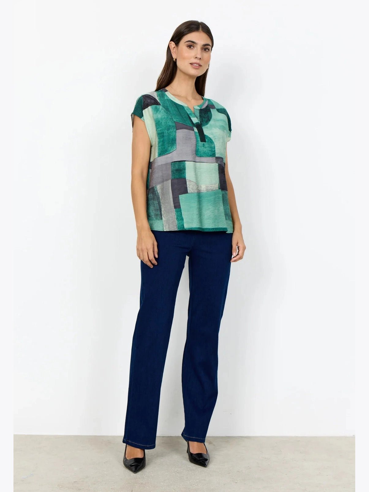 SC - CATANIA 1 Blouse groen - Castelijn mode