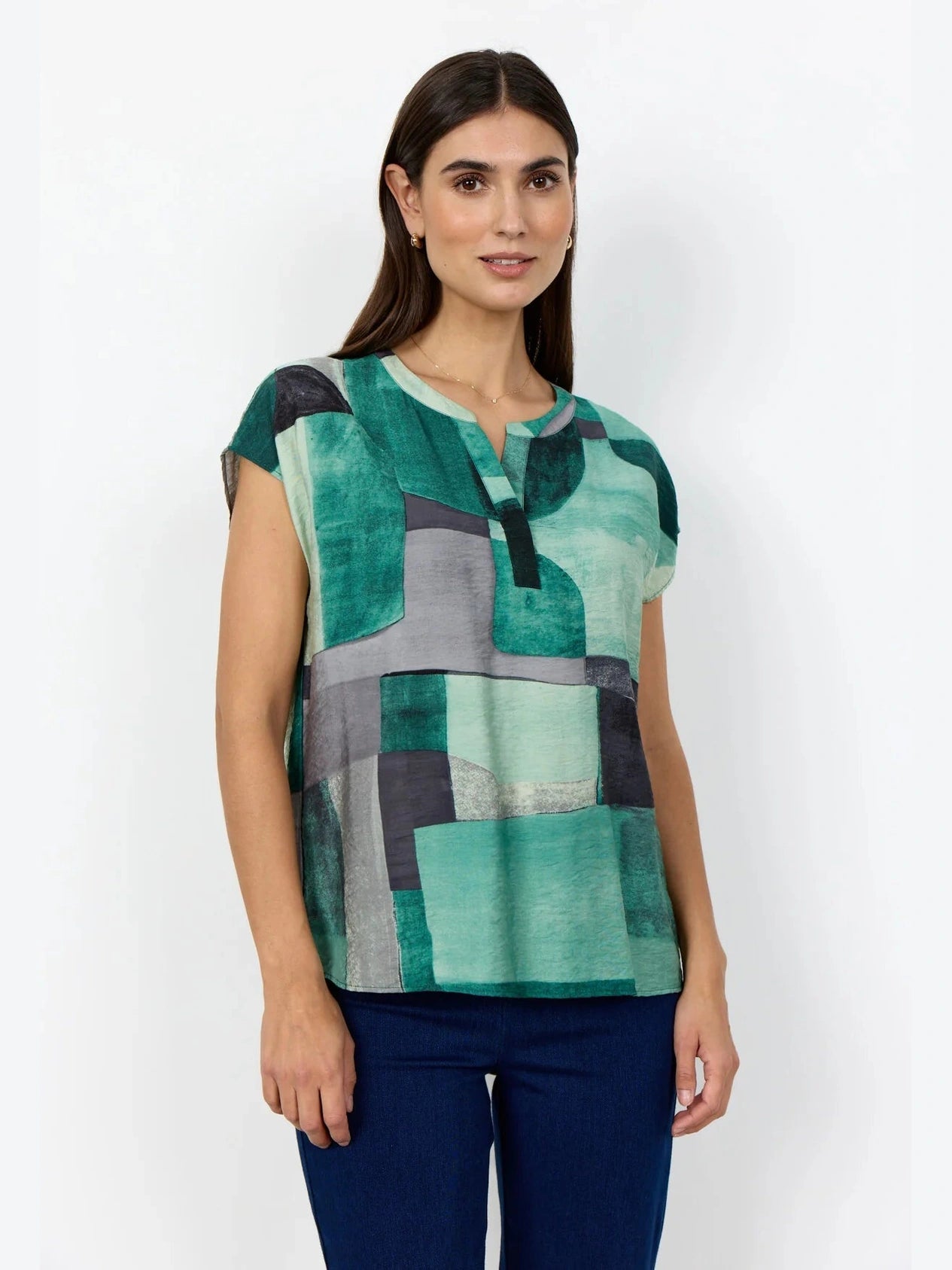 SC - CATANIA 1 Blouse groen - Castelijn mode