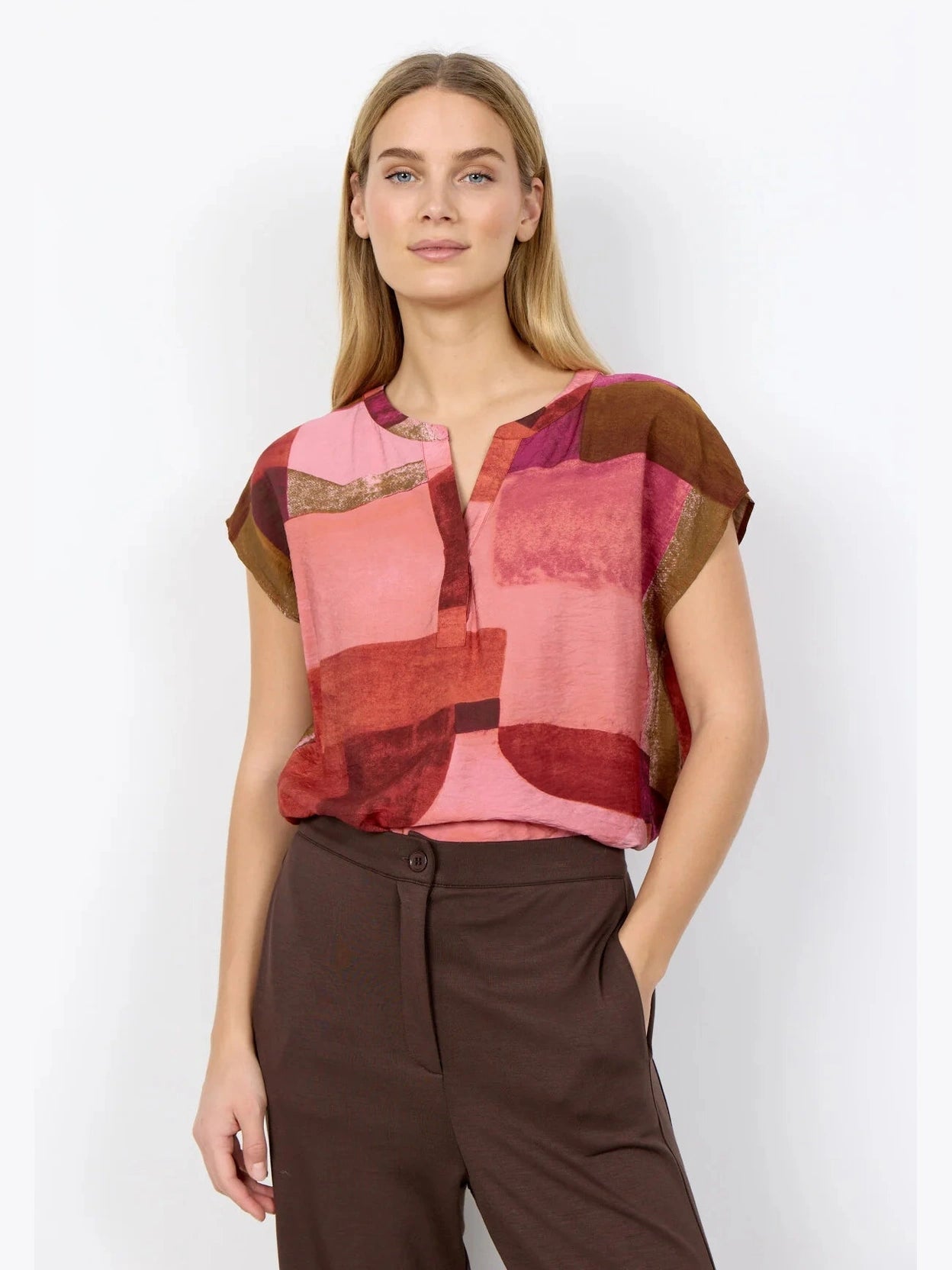 SC - CATANIA 1 Blouse roze - Castelijn mode