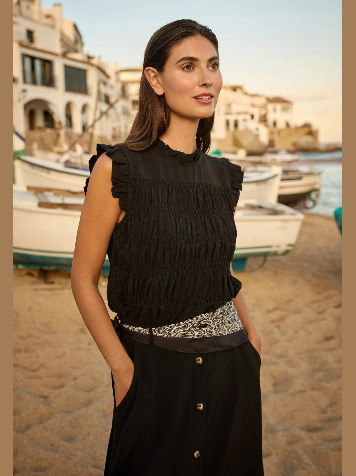 SC - CATH 6 Top zwart - Castelijn mode