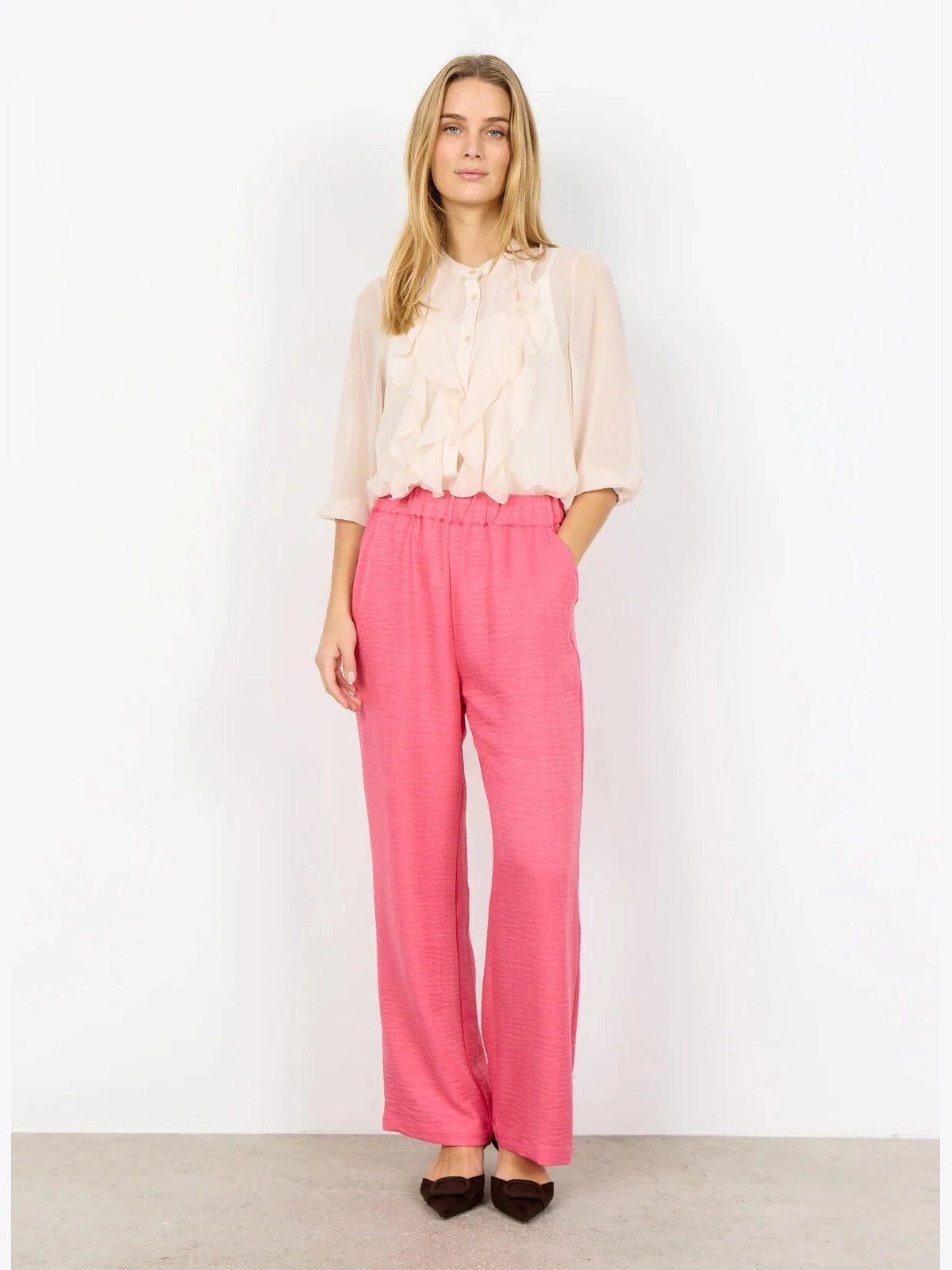 SC - CHARISSA 3 - C Broek roze - Castelijn mode