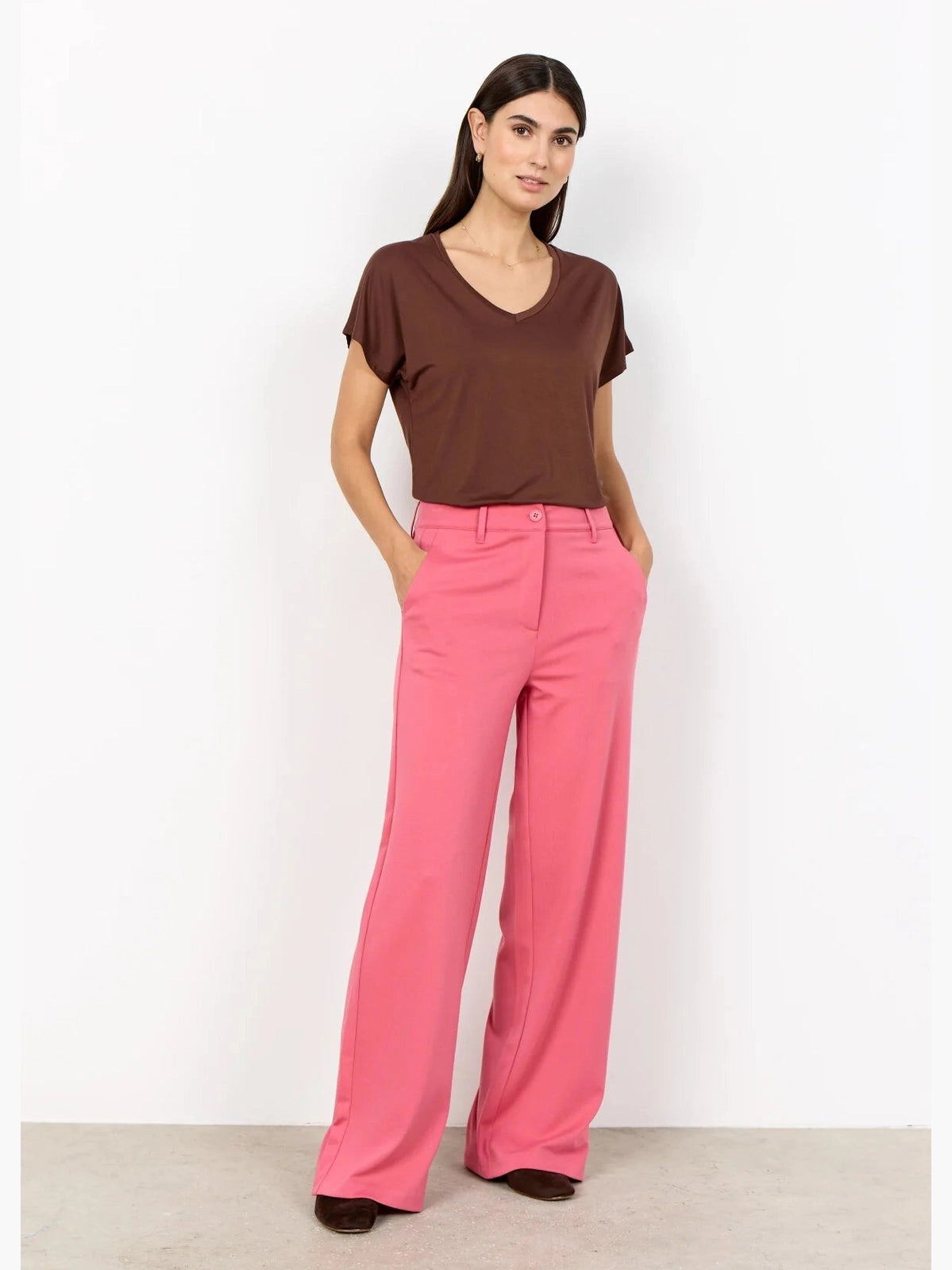 SC - DANIELA 9 Broek roze - Castelijn mode