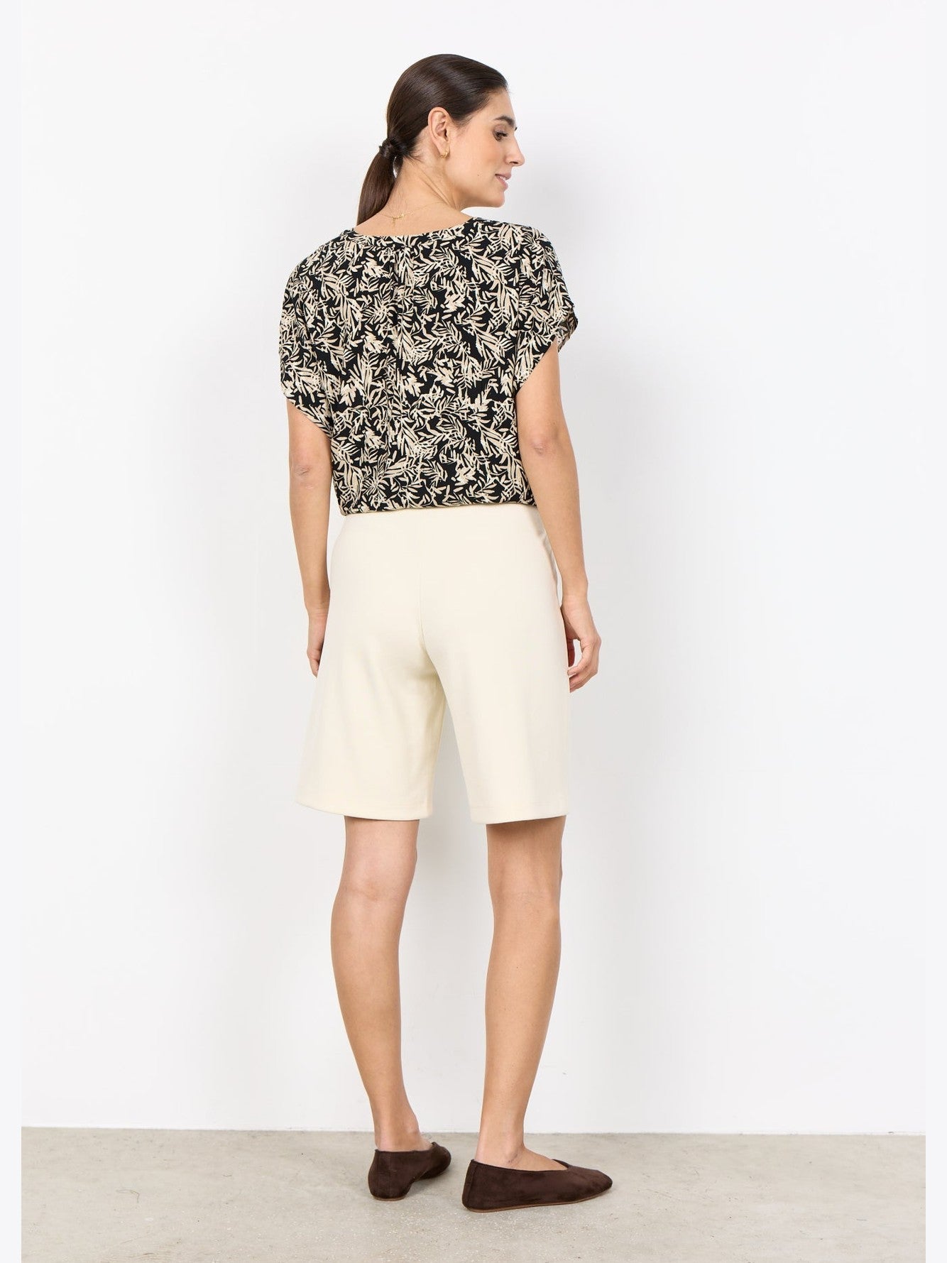 SC - FAYE 2 Blouse zwart/beige - Castelijn mode