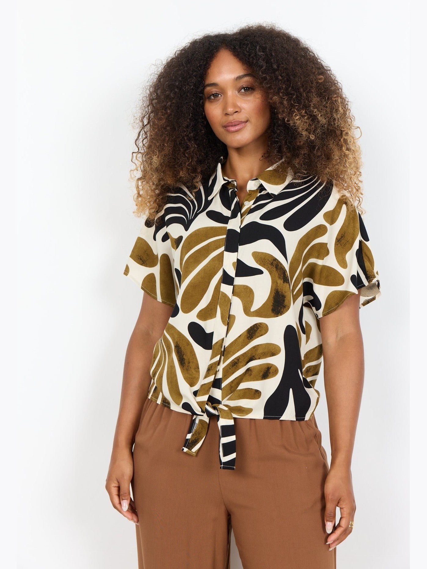 SC - FELDI 1 Shirt olijf - Castelijn mode