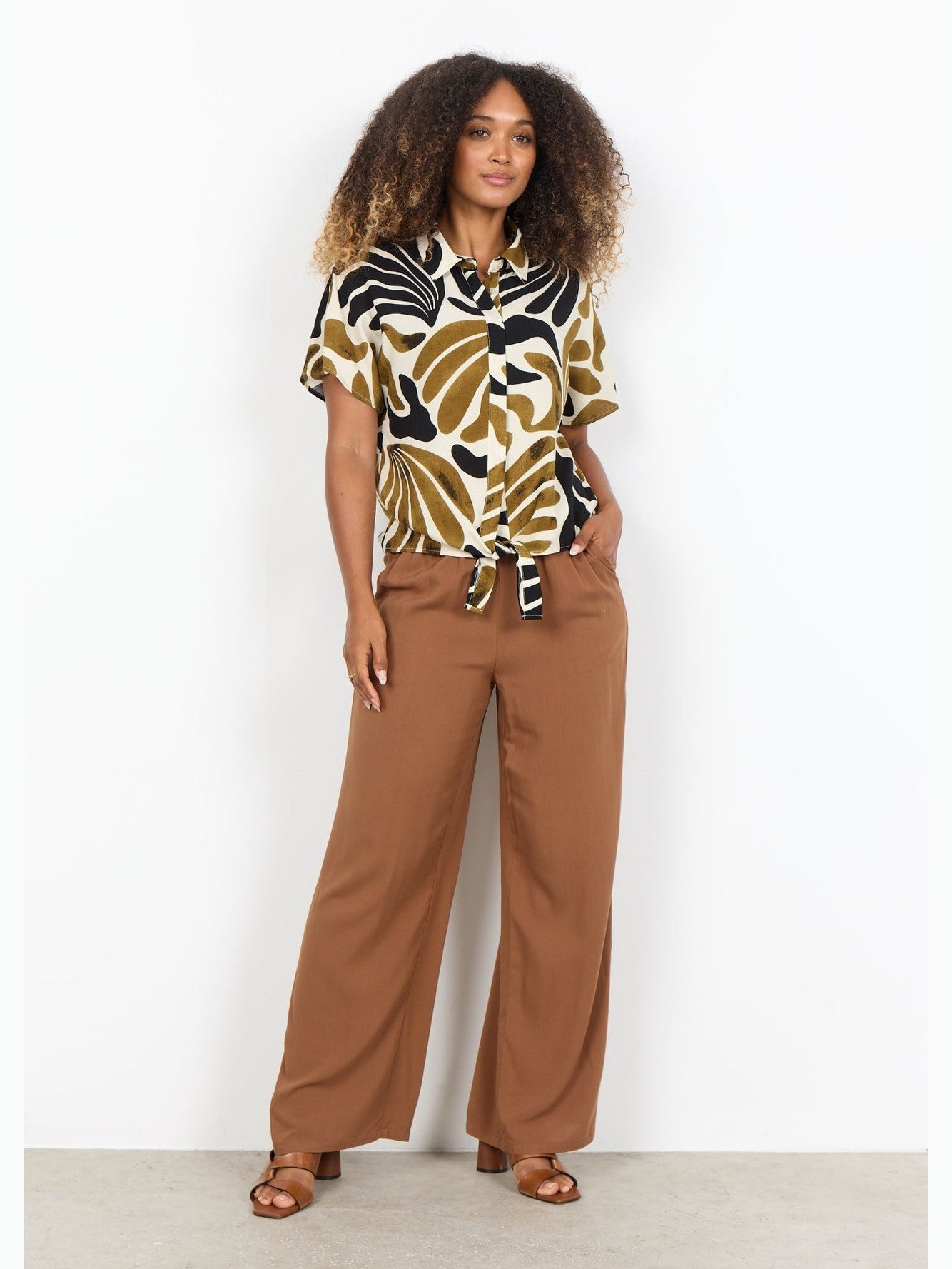 SC - FELDI 1 Shirt olijf - Castelijn mode